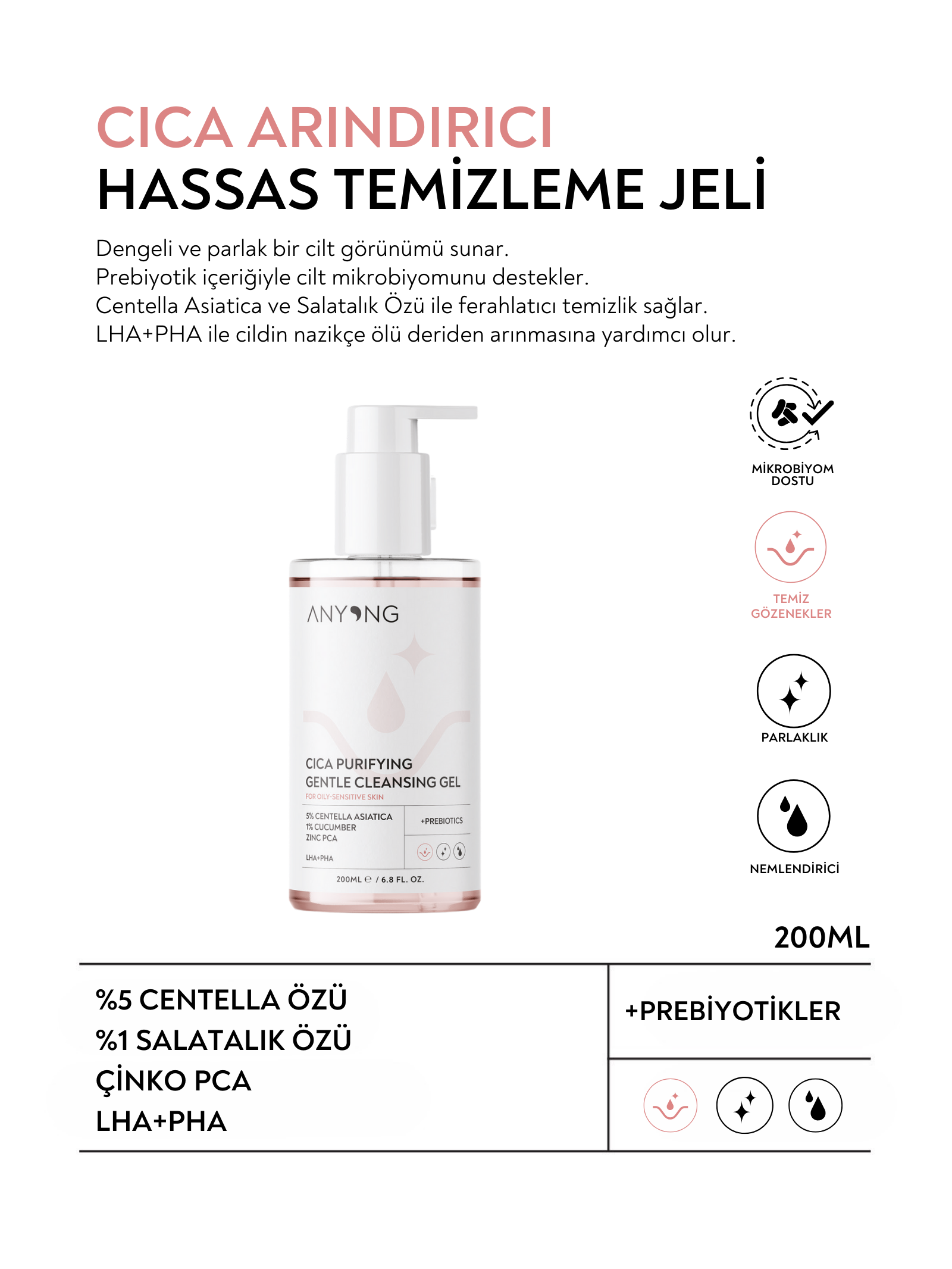 Cica Arındırıcı Hassas Temizleme Jeli