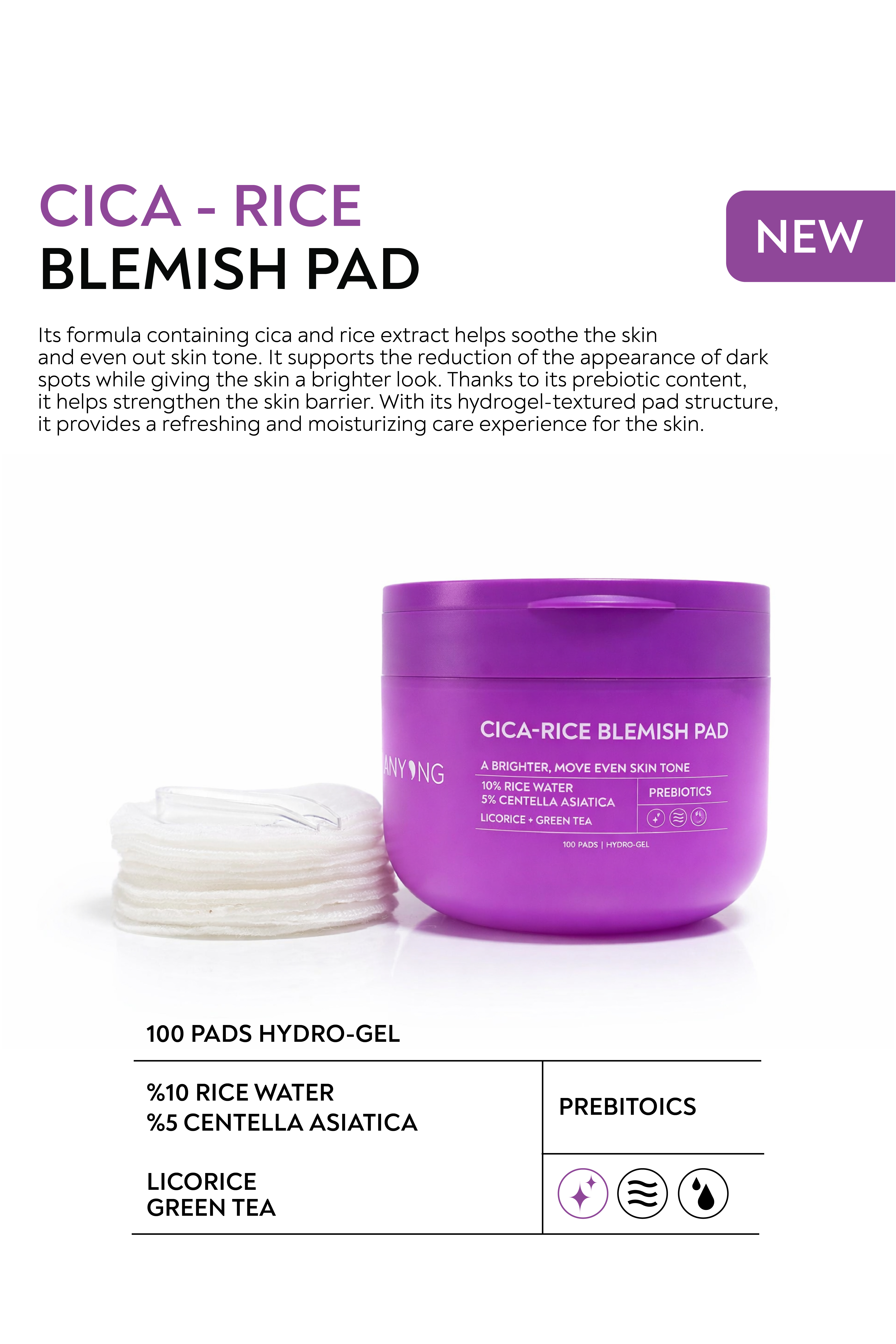 Cica - Rice Blemish Pad