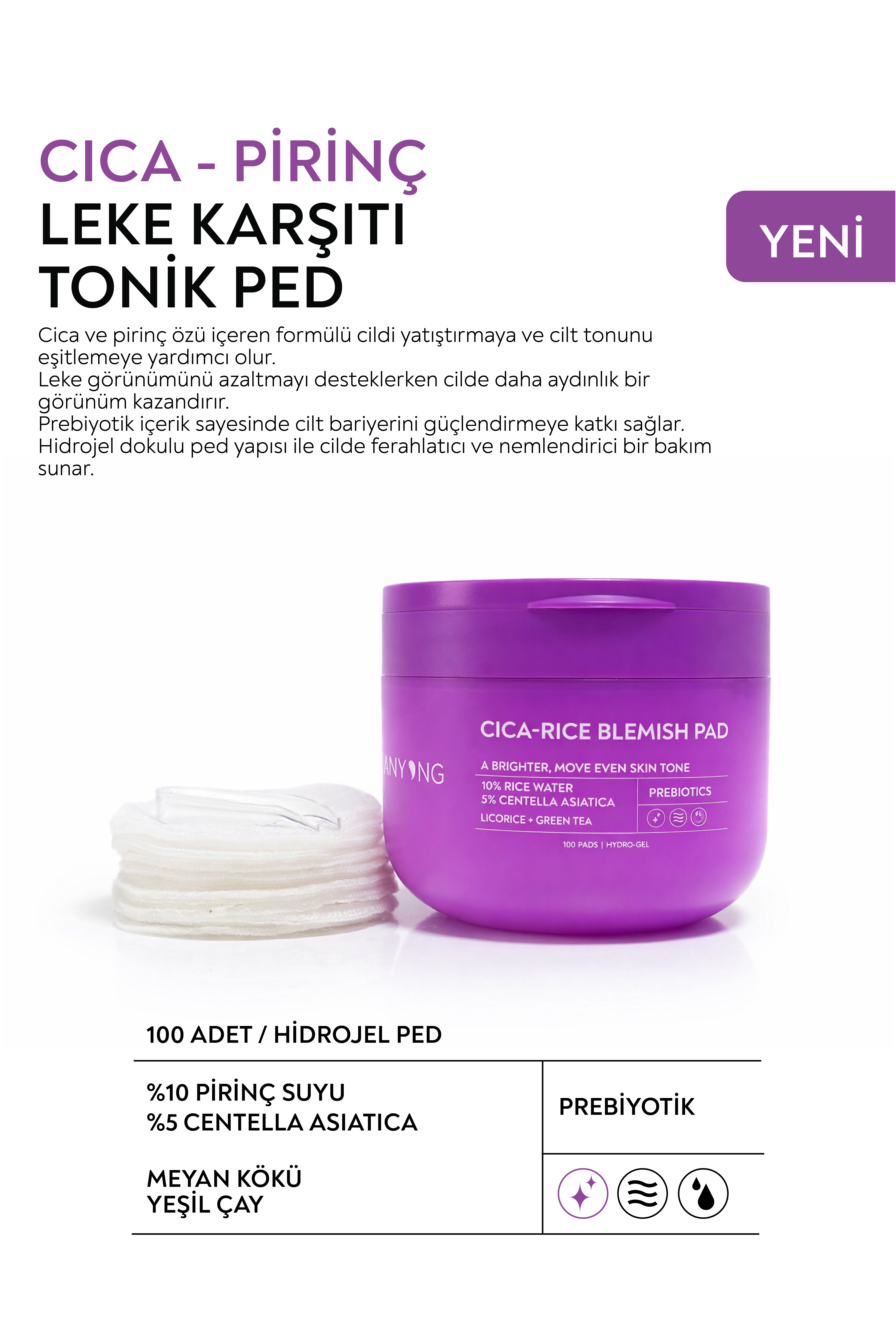 Leke Karşıtı Maske & Tonik Ped