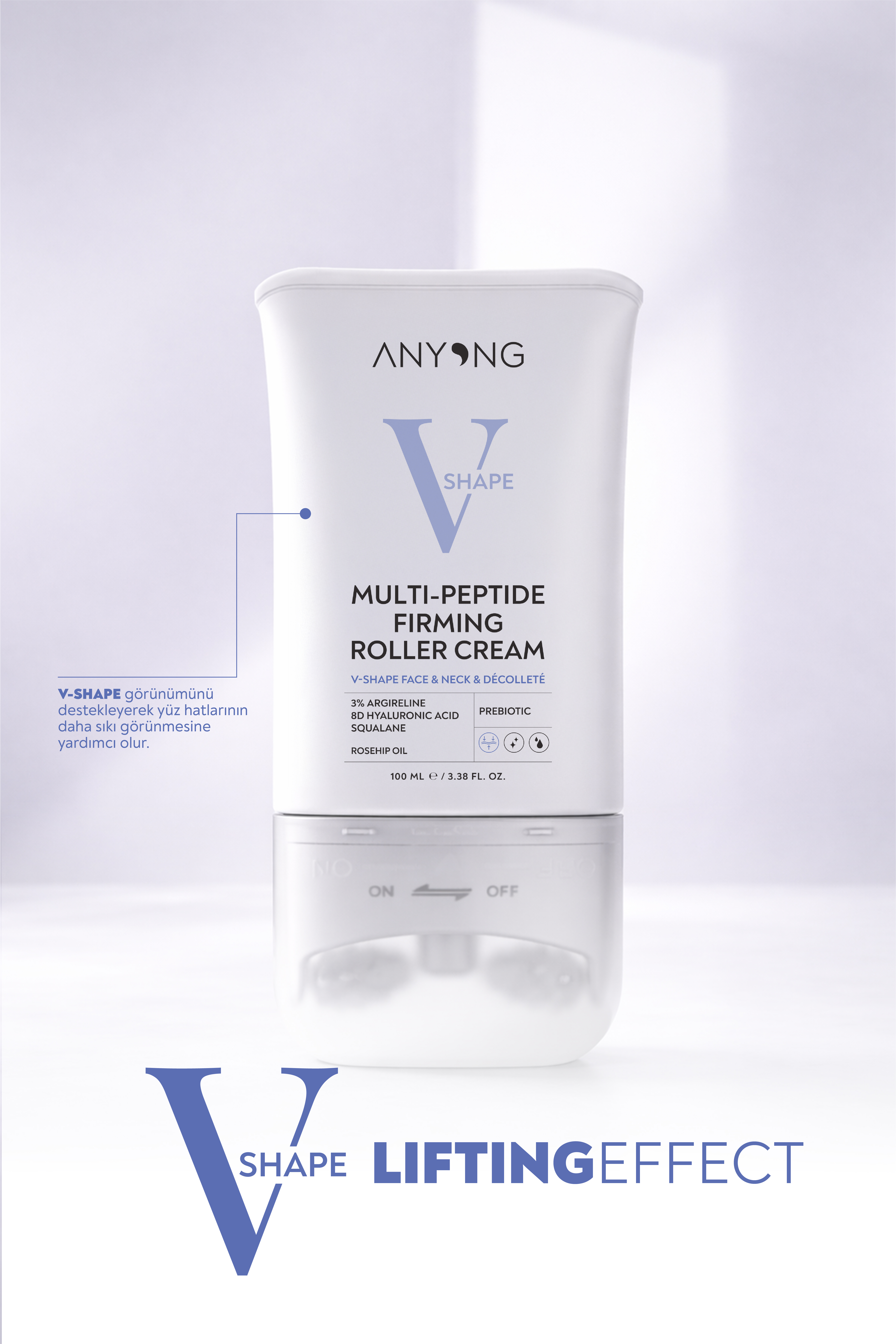 V Shape Multi-Peptide Sıkılaştırıcı Roller Krem