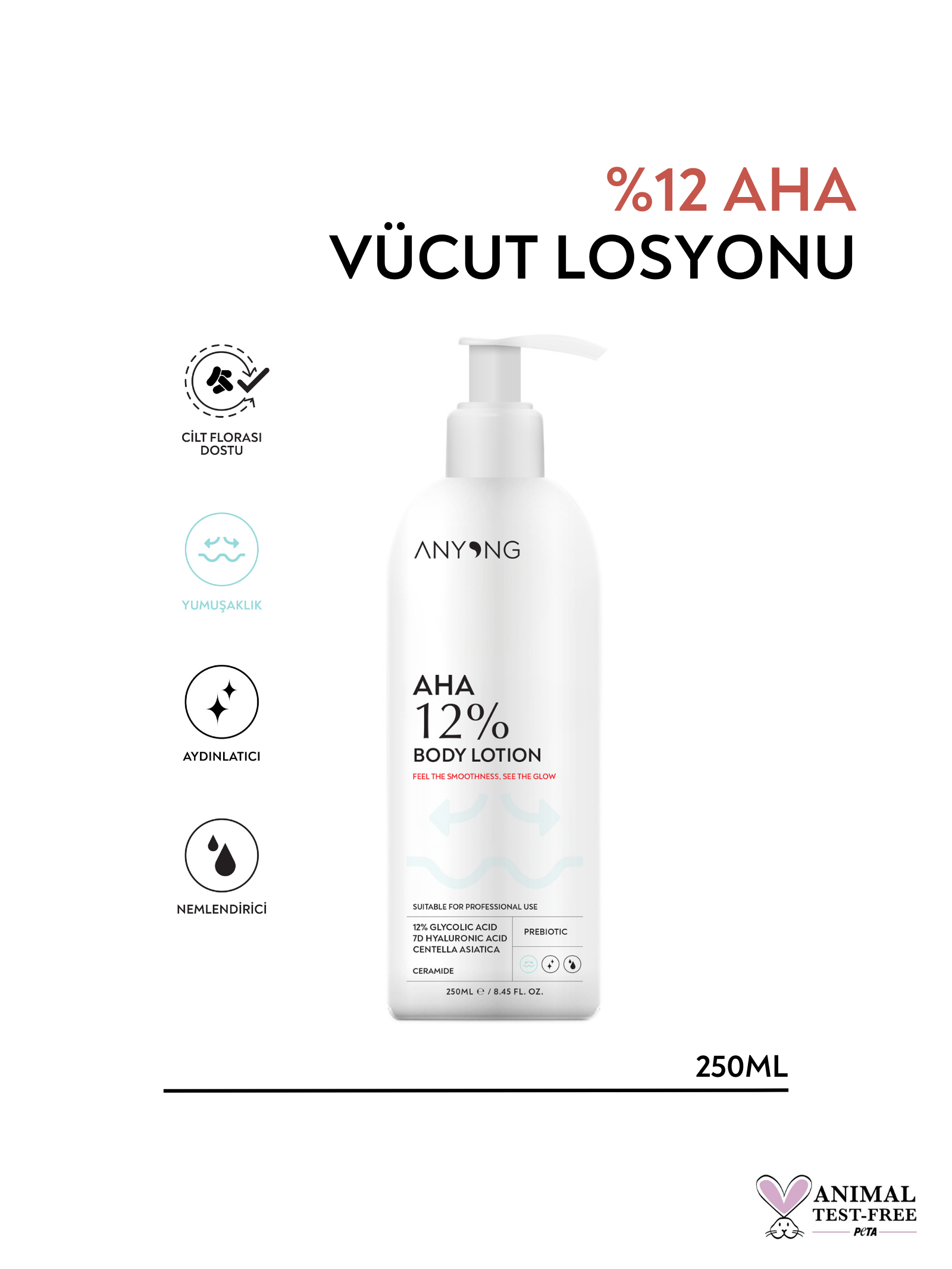 AHA %12 Vücut Losyonu