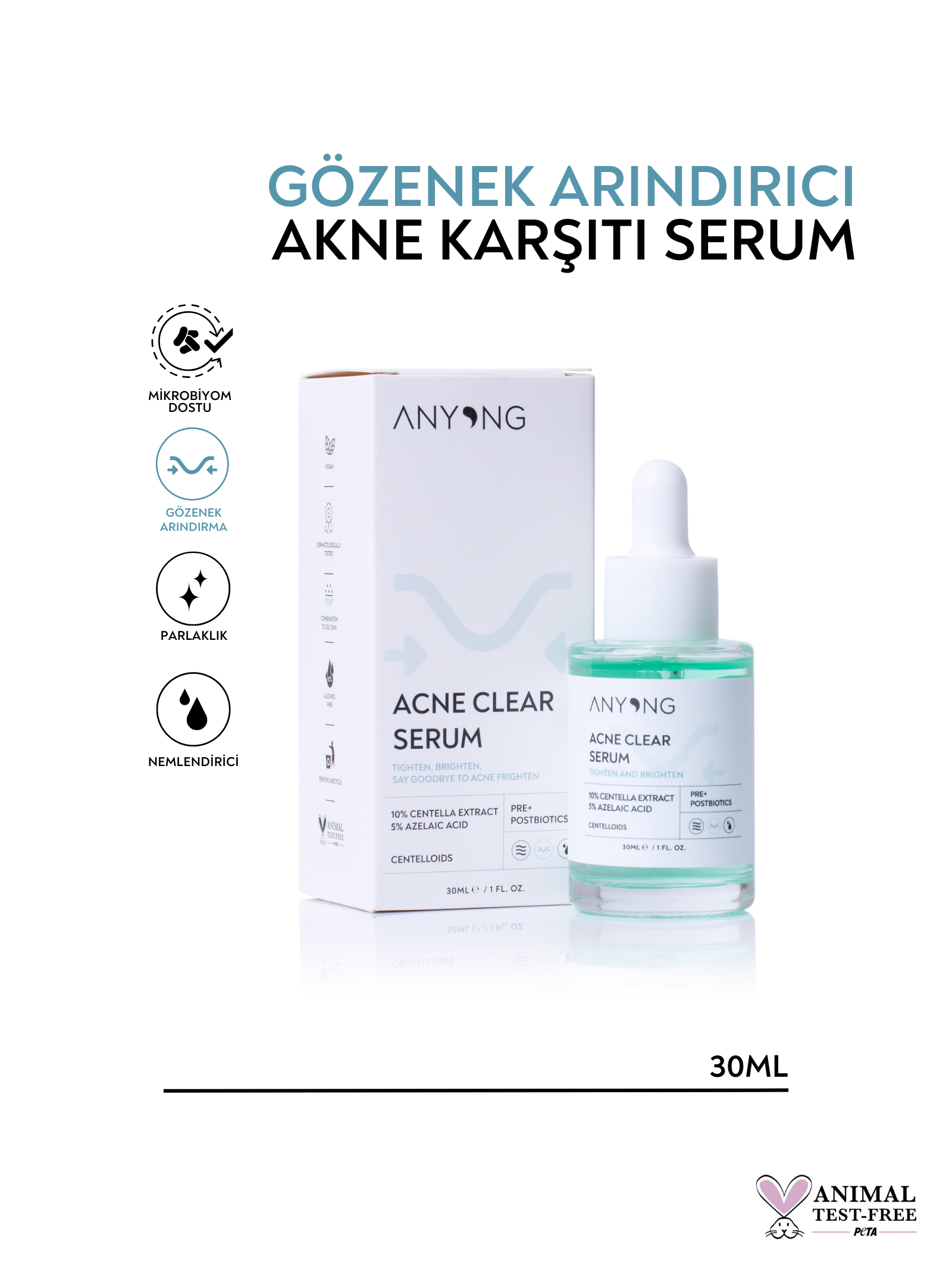 Gözenek Arındırıcı Akne Karşıtı Serum