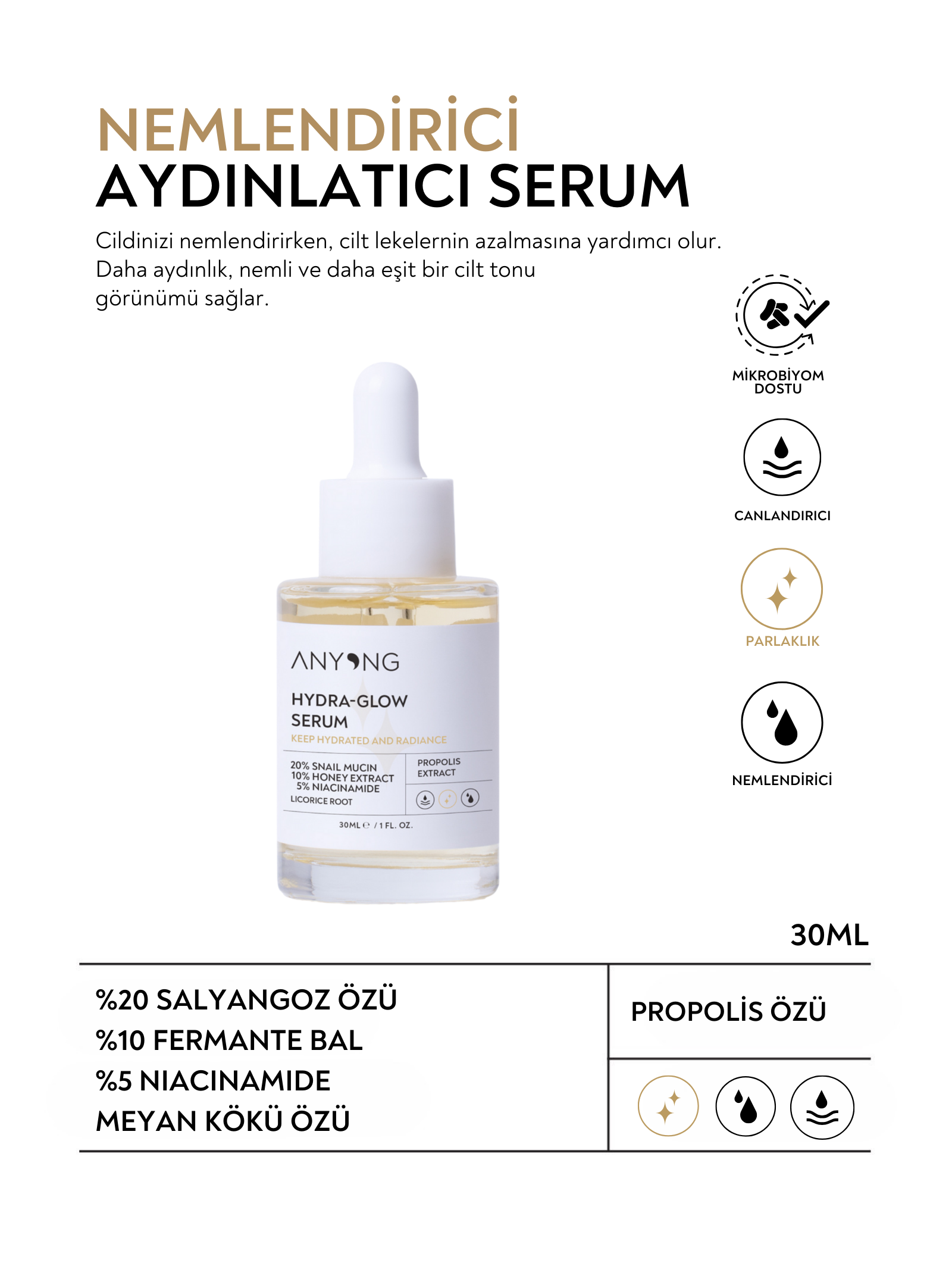 Nemlendirici Aydınlatıcı Serum